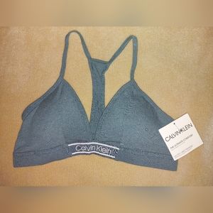 NWOT Calvin Klein M triangle bra